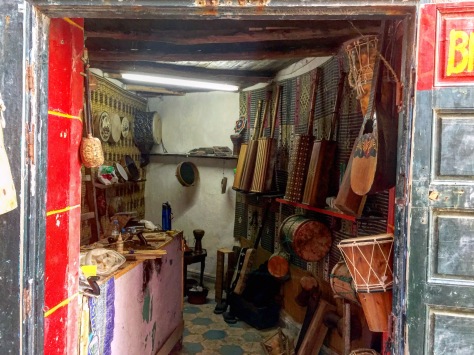 Ayoub's workshop in Essaouira Medina.